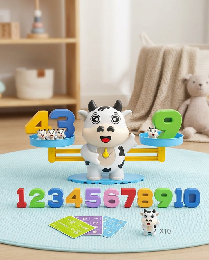 Number Balance Toy for Toddlers, Hands-On Math Learning Set 11