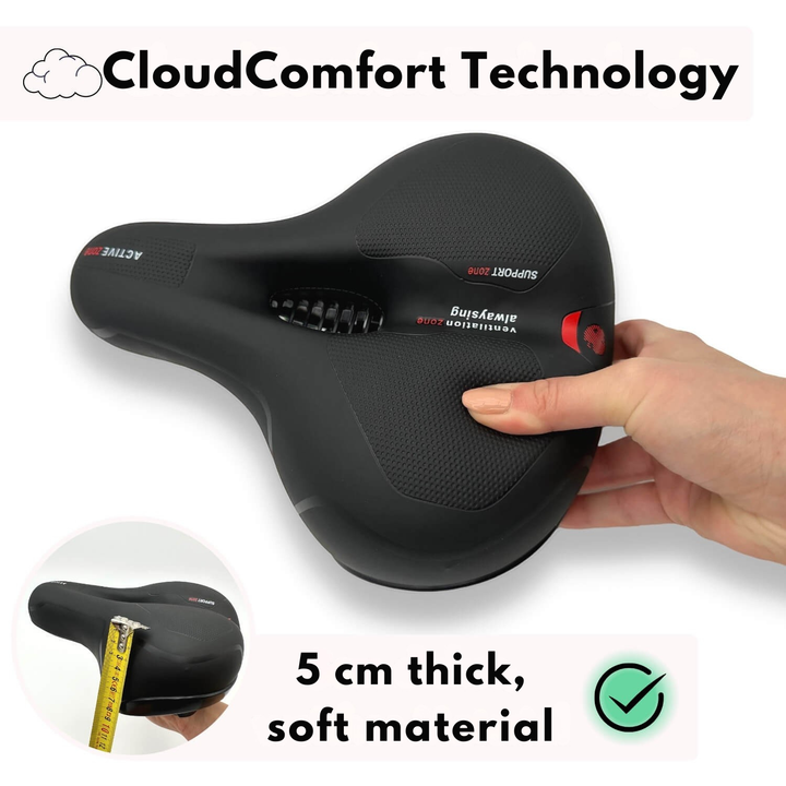 Bike Saddle | Ergonomic Comfort | Shock-Absorbing Design 3
