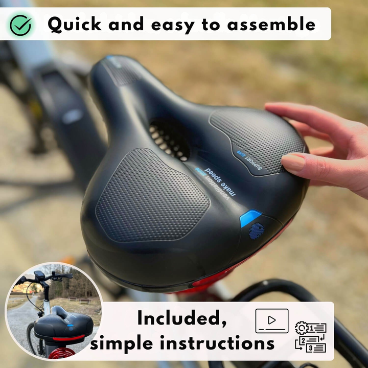 Bike Saddle | Ergonomic Comfort | Shock-Absorbing Design 8