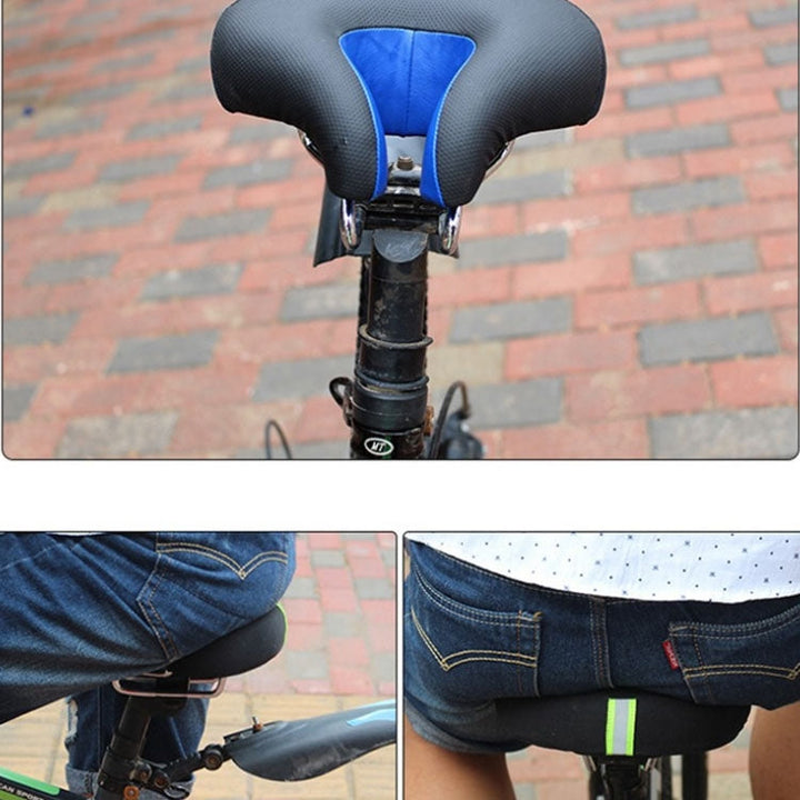 Noseless Mountain Bike Seat | Ergonomic Padded Cushion | Pressure Relief 7
