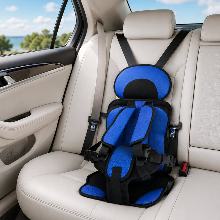 Foldable Car Booster Seat for Kids | Adjustable Harness | Compact 4