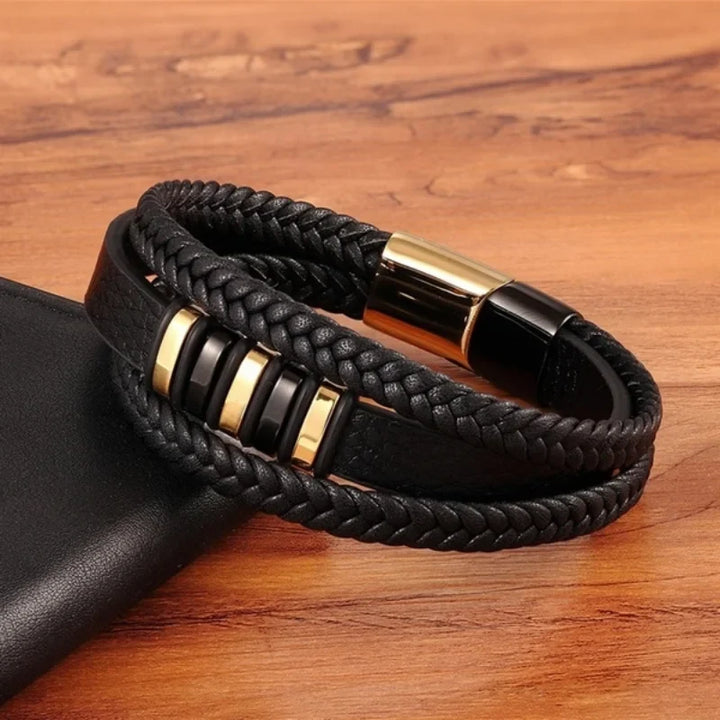 To My Son Never Alone Braided Bracelet Gift Set 3