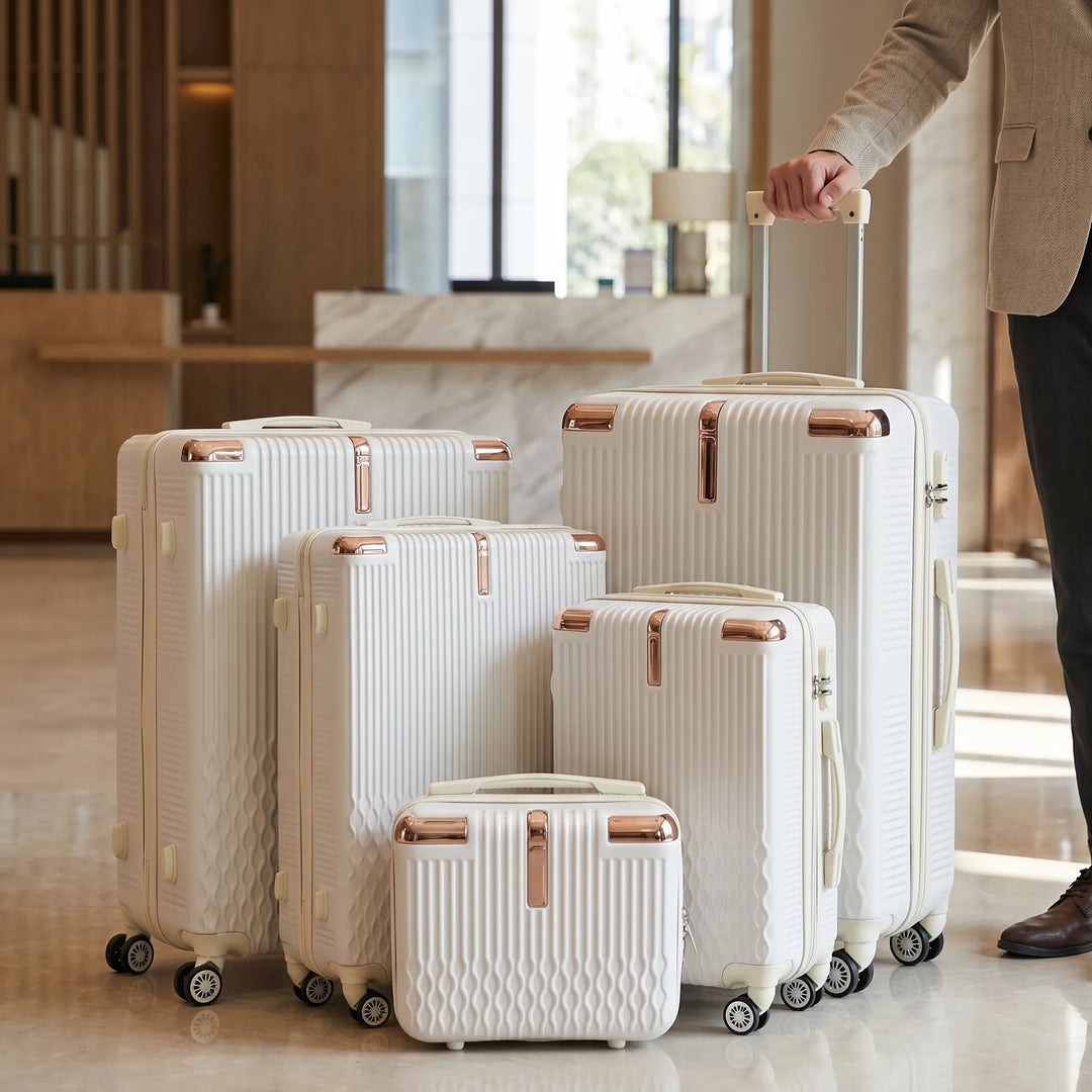 5-Piece hard-shell Spinner Luggage Set - Voyello