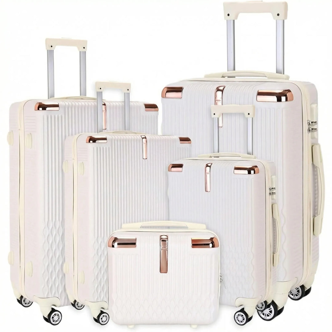 5-Piece hard-shell Spinner Luggage Set - Voyello