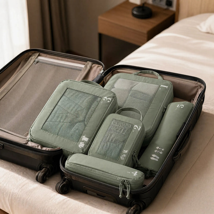 5-Piece compression Packing Cube Set - Cubriq