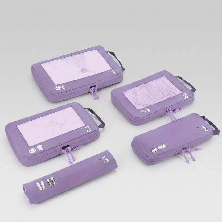 5-Piece compression Packing Cube Set - Cubriq