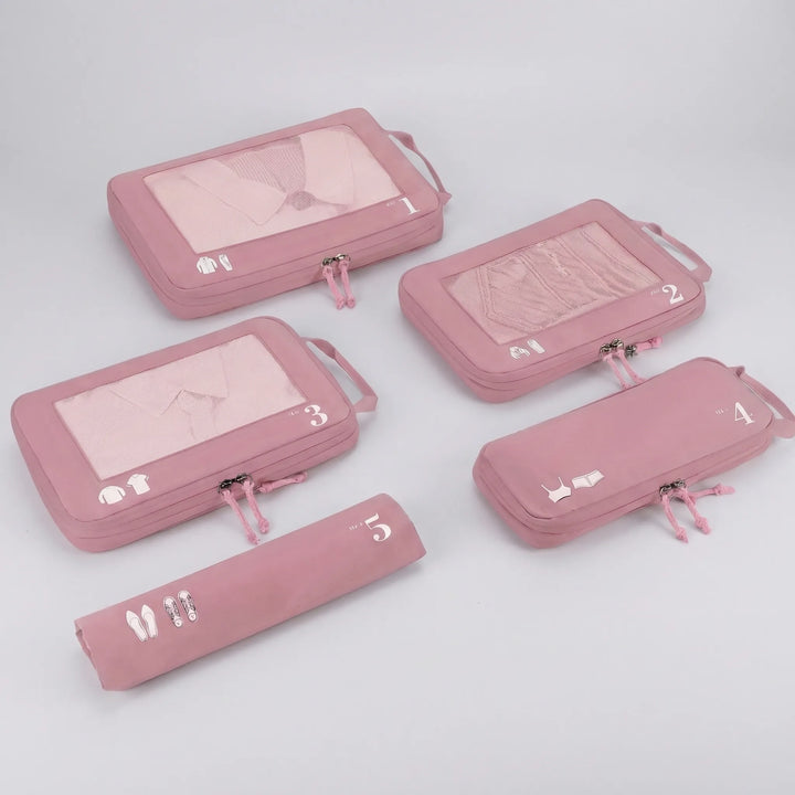 5-Piece compression Packing Cube Set - Cubriq