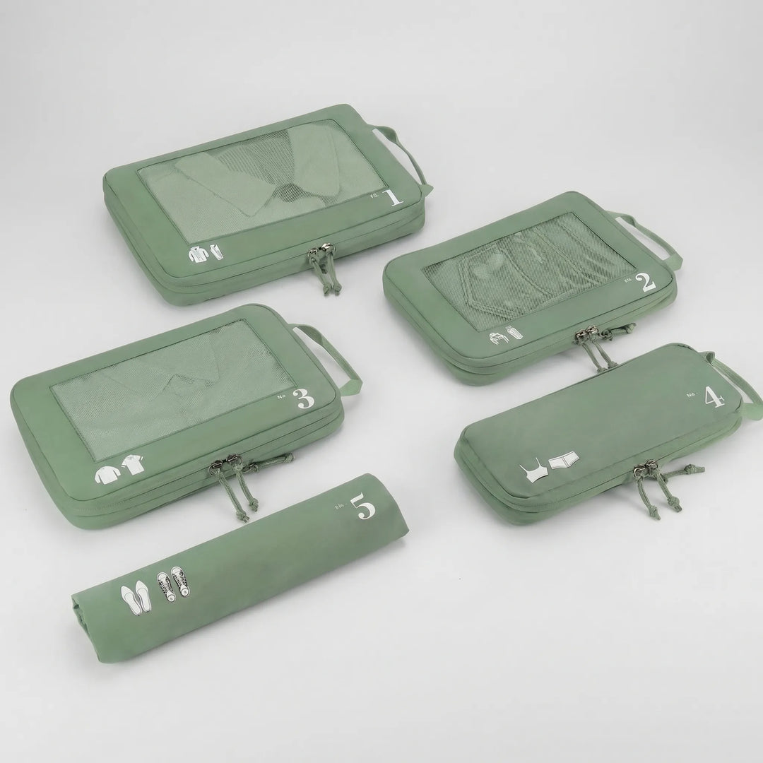 5-Piece compression Packing Cube Set - Cubriq