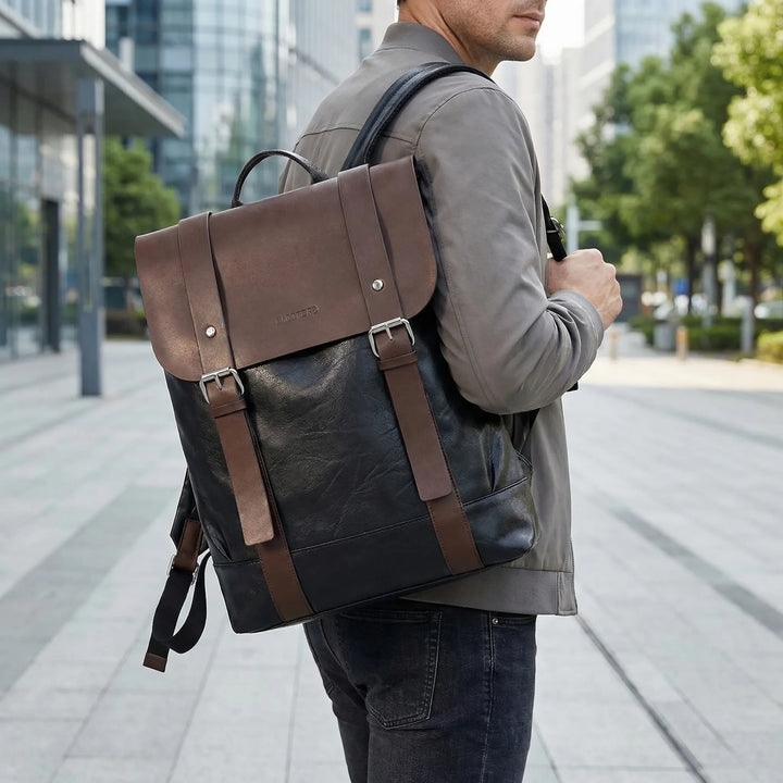 Flap-Top Commuter Backpack - Trekora