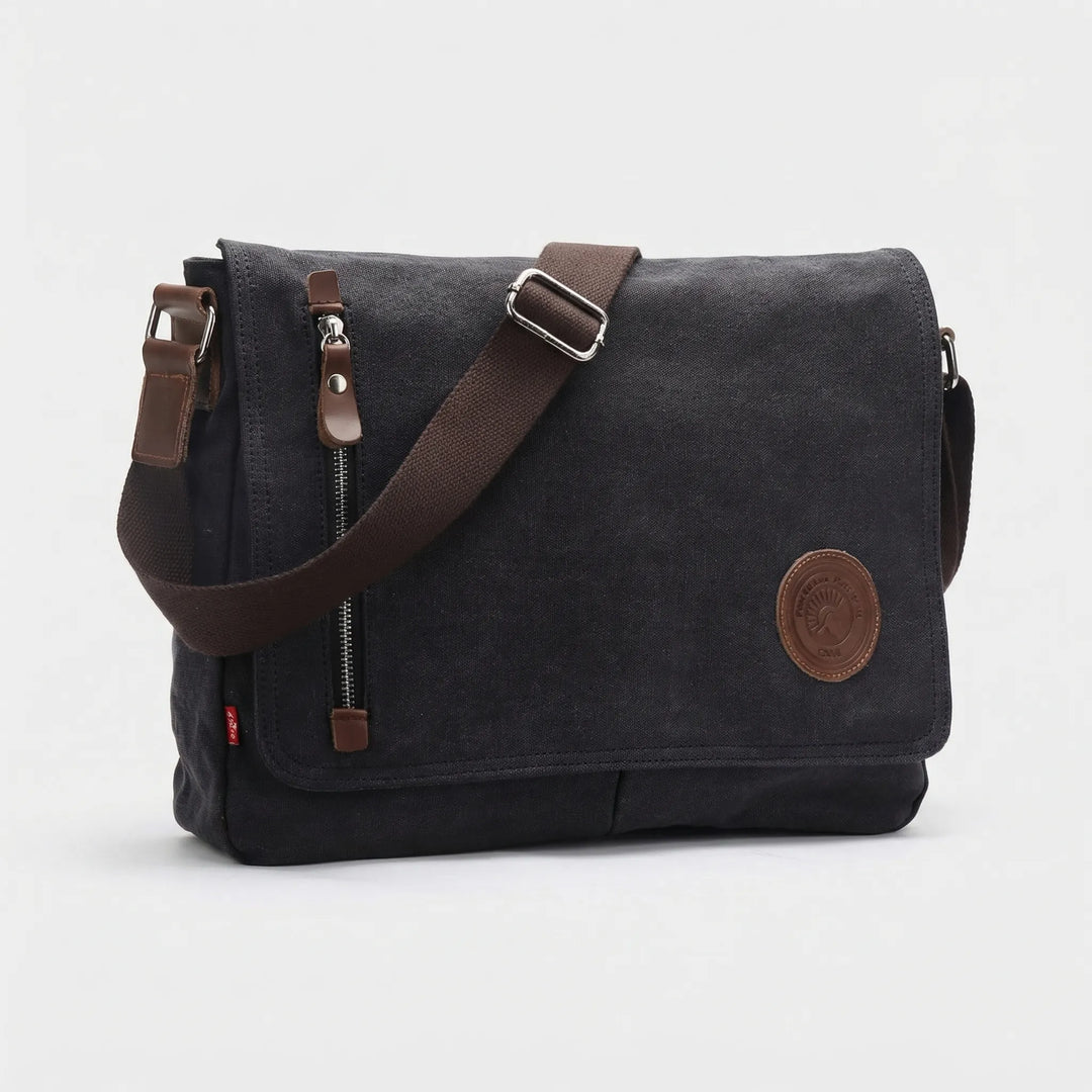 Multi-Compartment Flap-Over Messenger Bag - Satchvex
