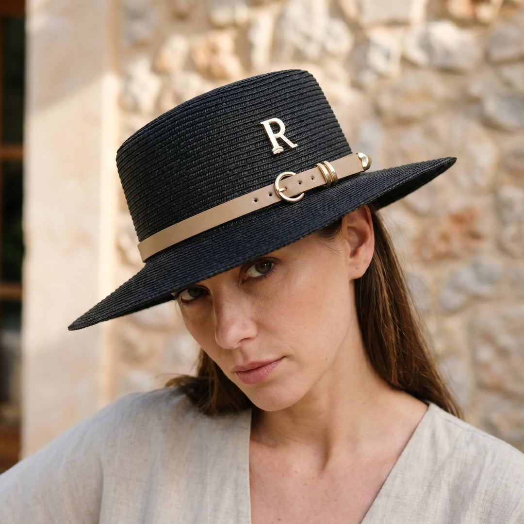 Flat Crown Wide Brim Hat - Brimmor