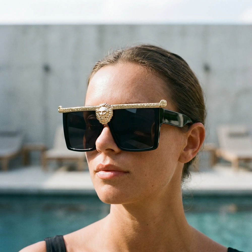 Flat Top Square Sunglasses - Leonari