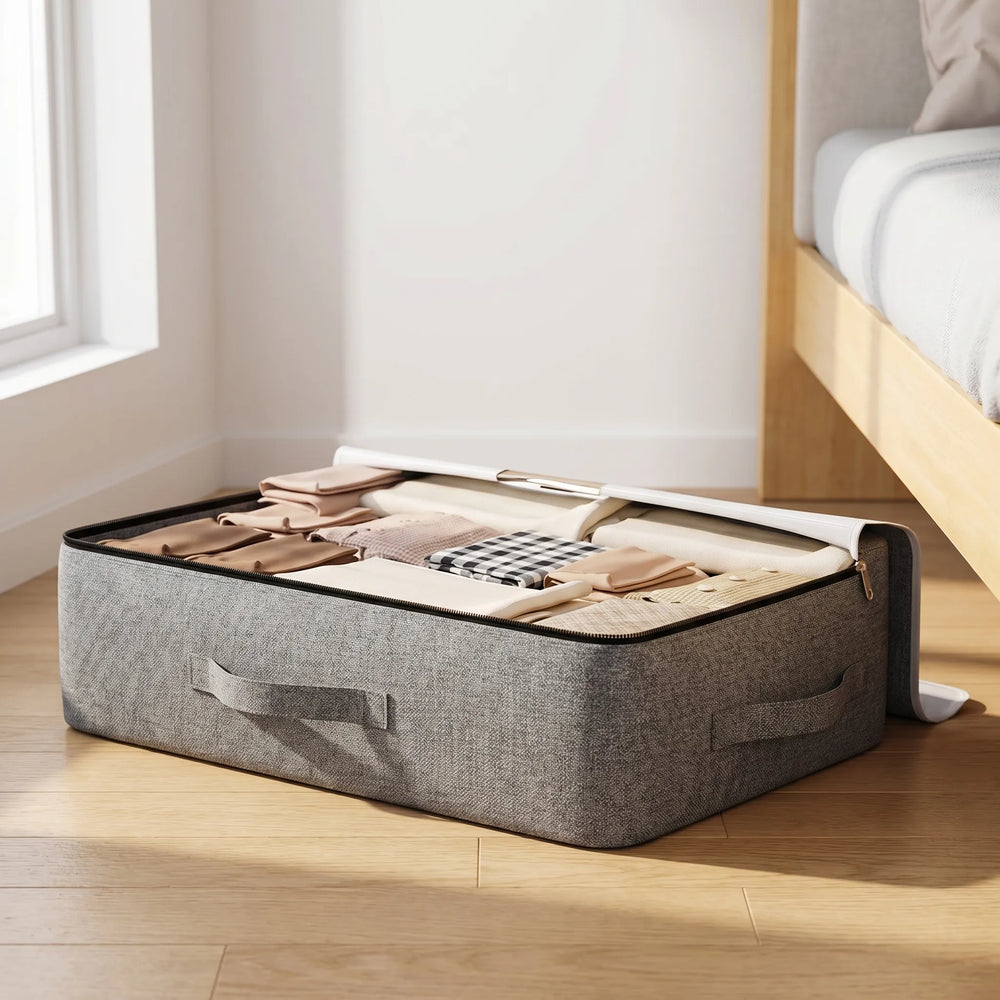 Flat Under-Bed Zip Storage Bag - Undervia
