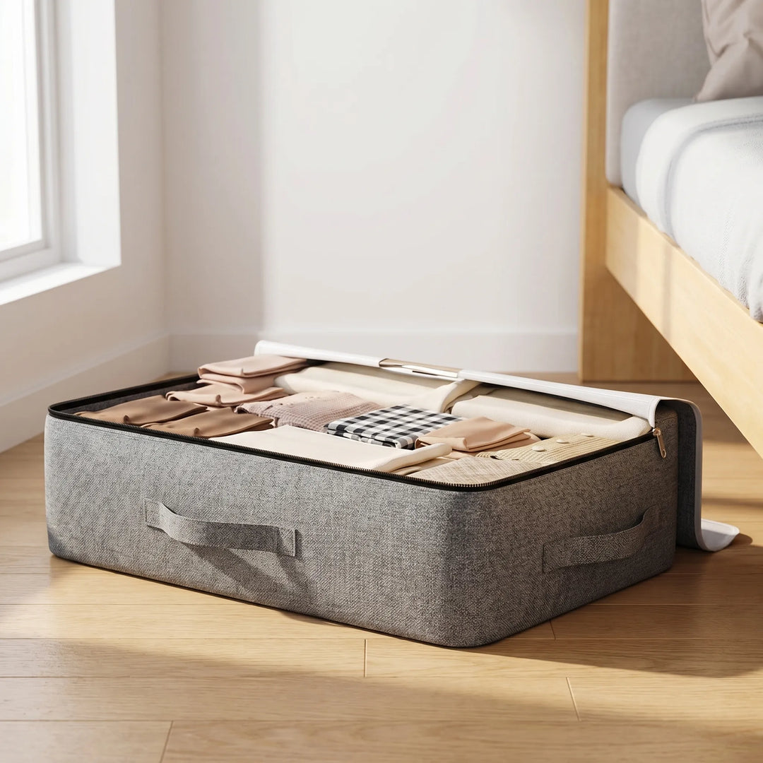 Flat Under-Bed Zip Storage Bag - Undervia