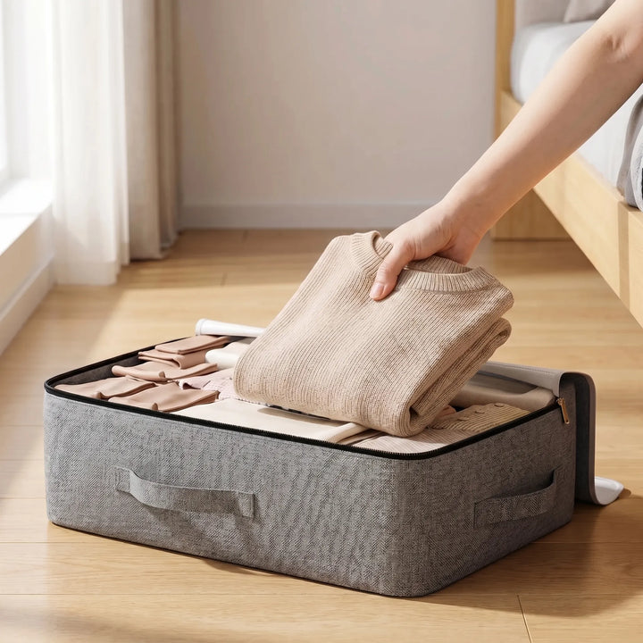 Flat Under-Bed Zip Storage Bag - Undervia
