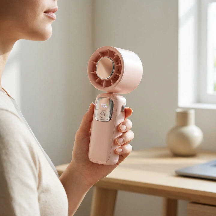 Foldable Handheld Portable Fan - Zephyra