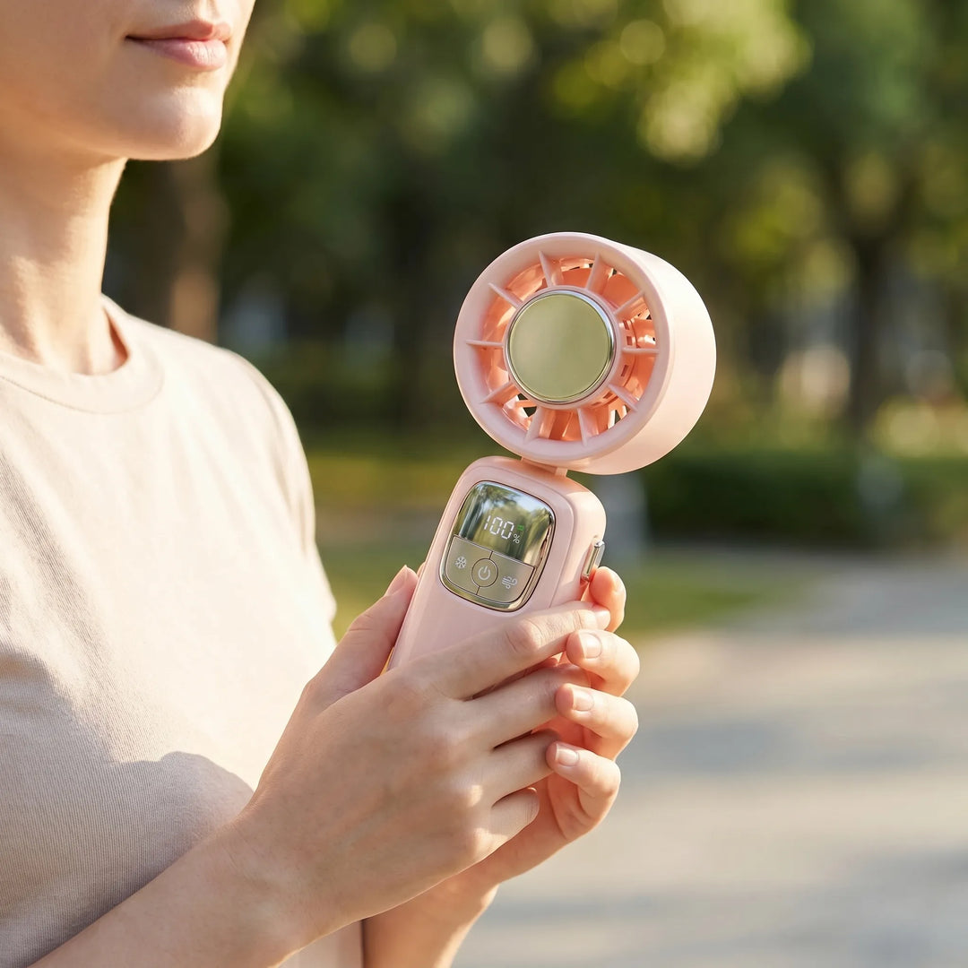 Foldable Handheld Portable Fan - Zephyra
