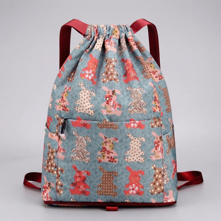 Foldable Drawstring Travel Backpack - Folvaree