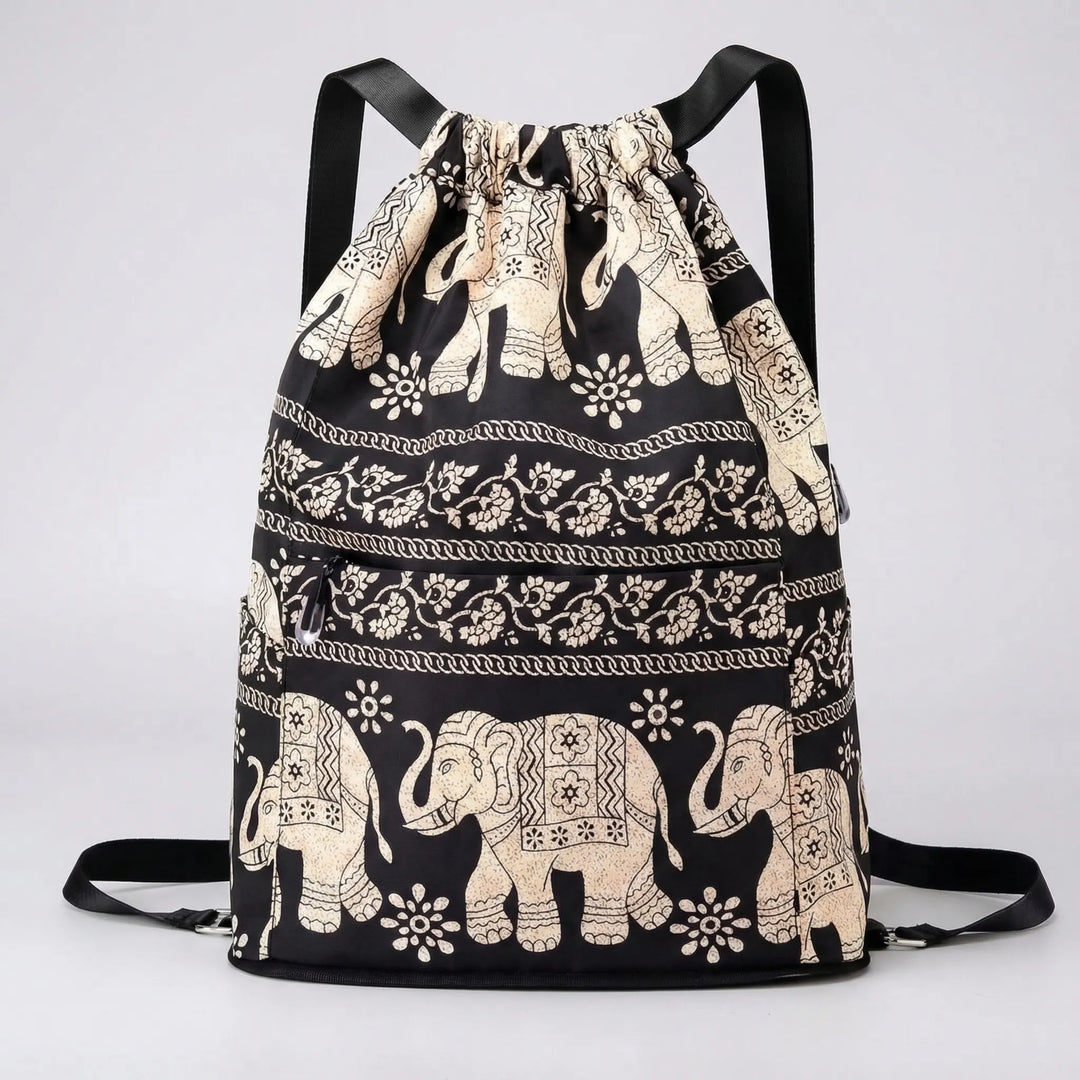 Foldable Drawstring Travel Backpack - Folvaree