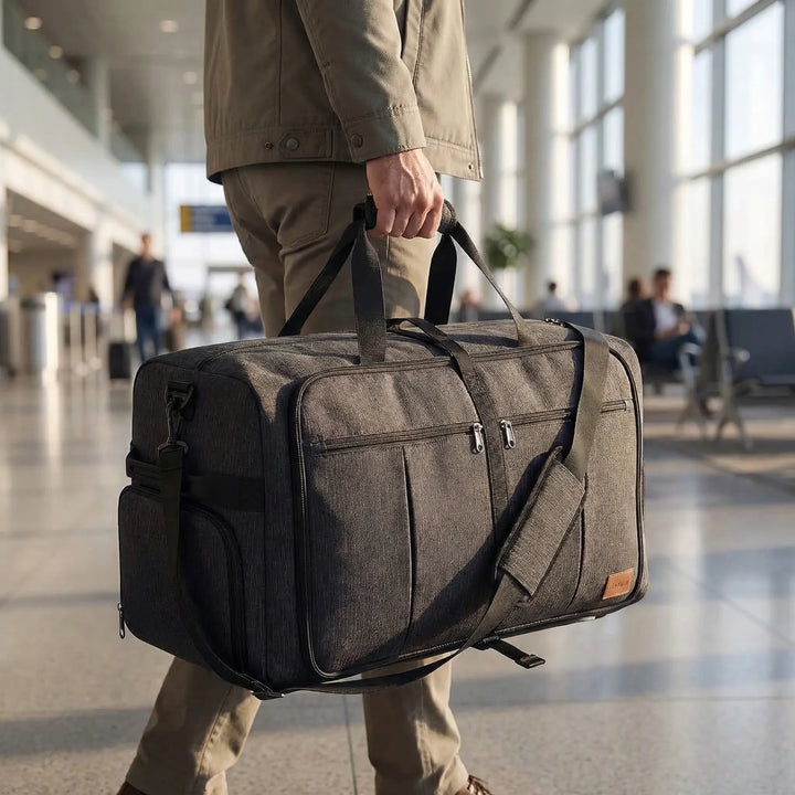 Large Foldable Travel Duffel Bag - Packavault