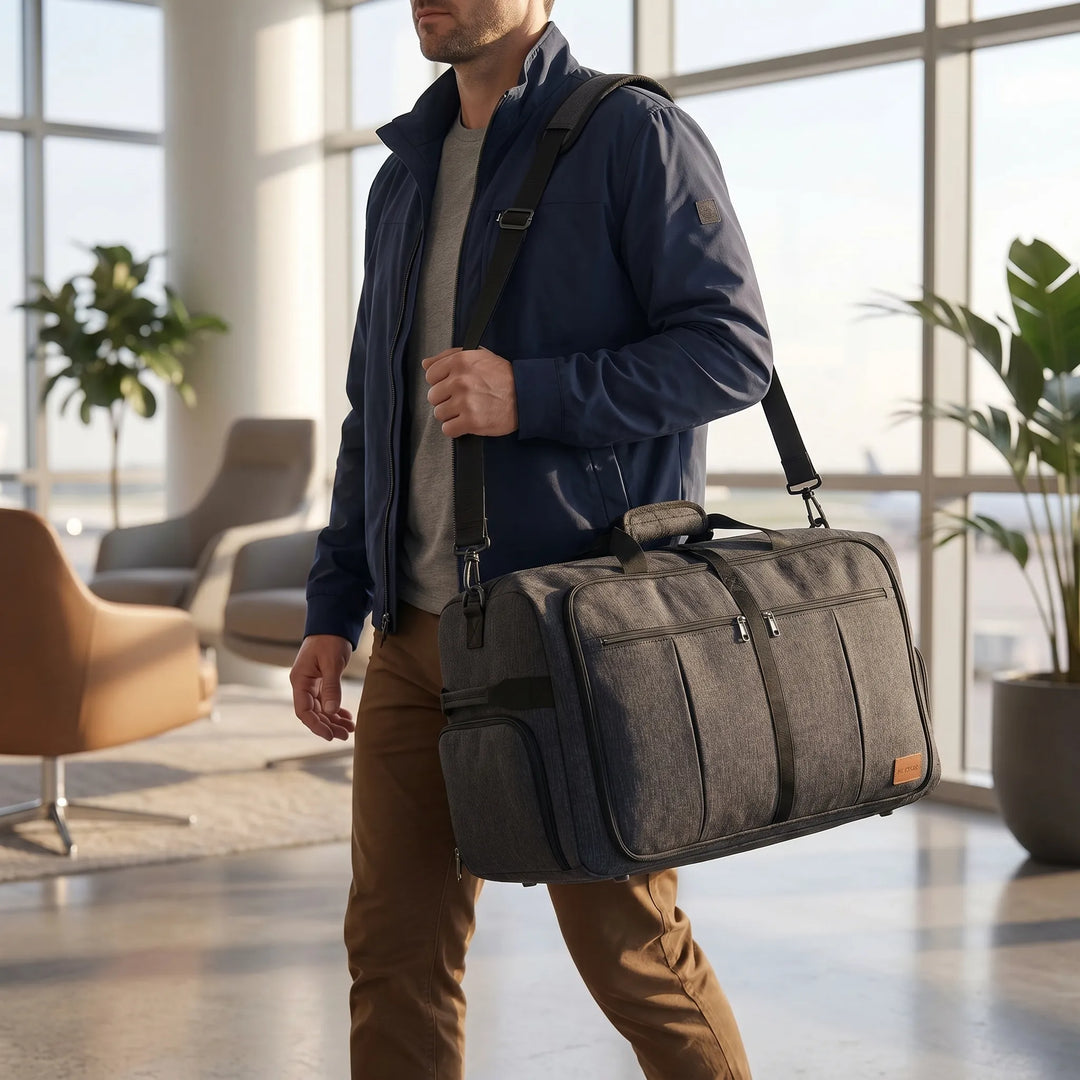 Large Foldable Travel Duffel Bag - Packavault