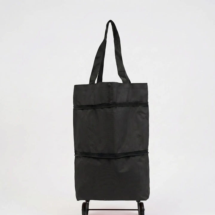 Foldable Wheeled Shopping Tote Bag - Trollova