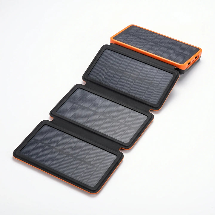 Solar-Powered Portable Charger With 4 panels - Solaryx