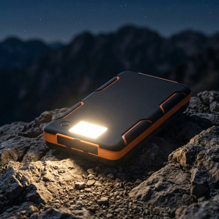 Solar-Powered Portable Charger With 4 panels - Solaryx