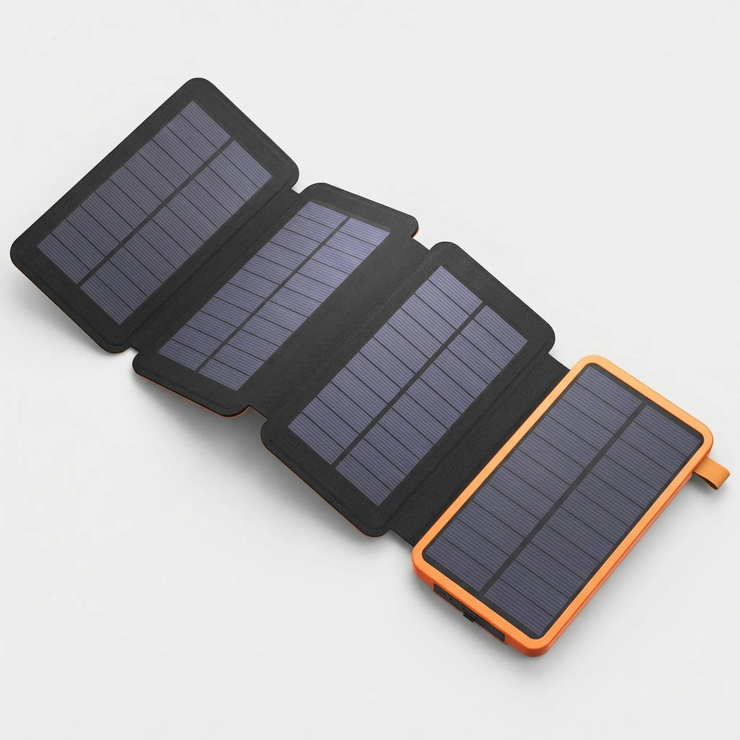 Solar-Powered Portable Charger With 4 panels - Solaryx