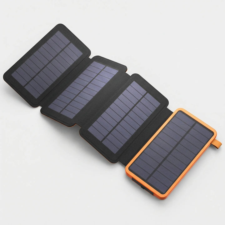 Solar-Powered Portable Charger With 4 panels - Solaryx