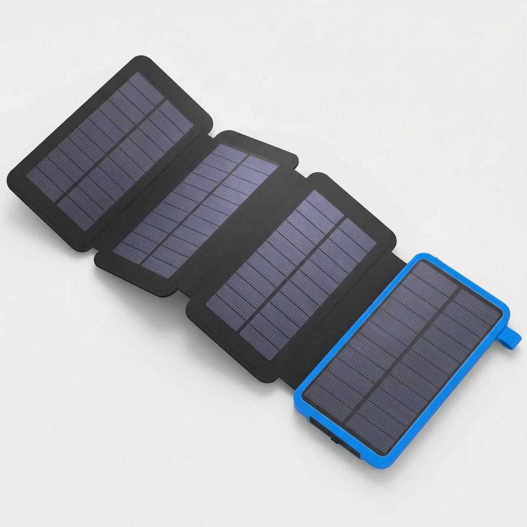 Solar-Powered Portable Charger With 4 panels - Solaryx