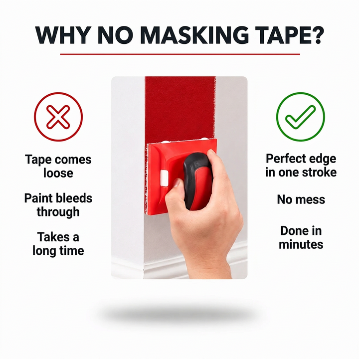 Paint Edger Tool for Straight Lines Without Tape 4