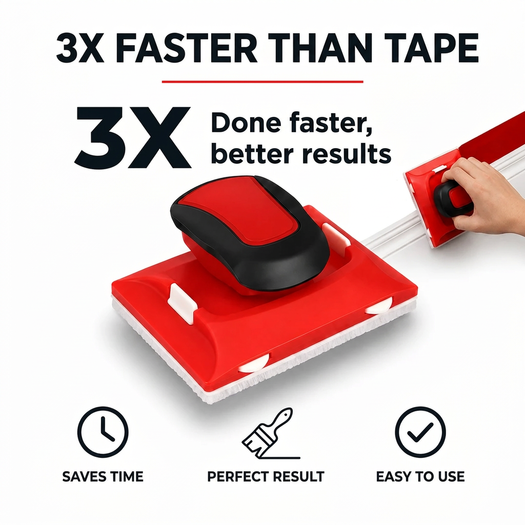 Paint Edger Tool for Straight Lines Without Tape 6