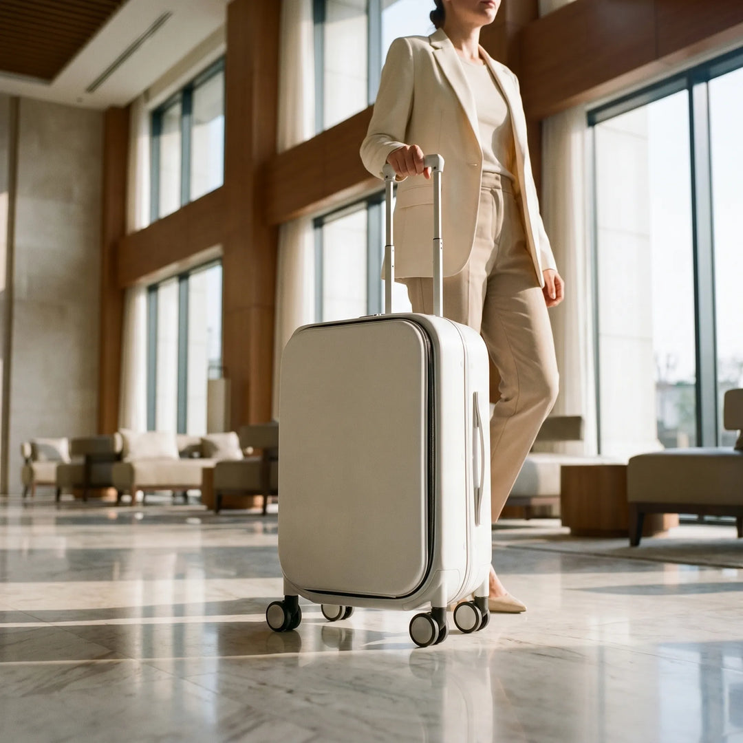 Front-Opening Spinner Carry-On Suitcase - Jetglide