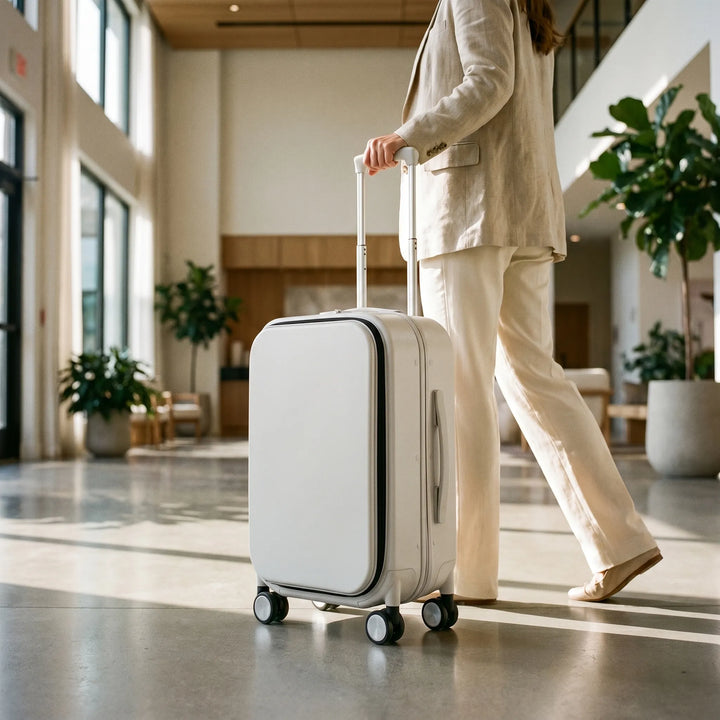 Front-Opening Spinner Carry-On Suitcase - Jetglide