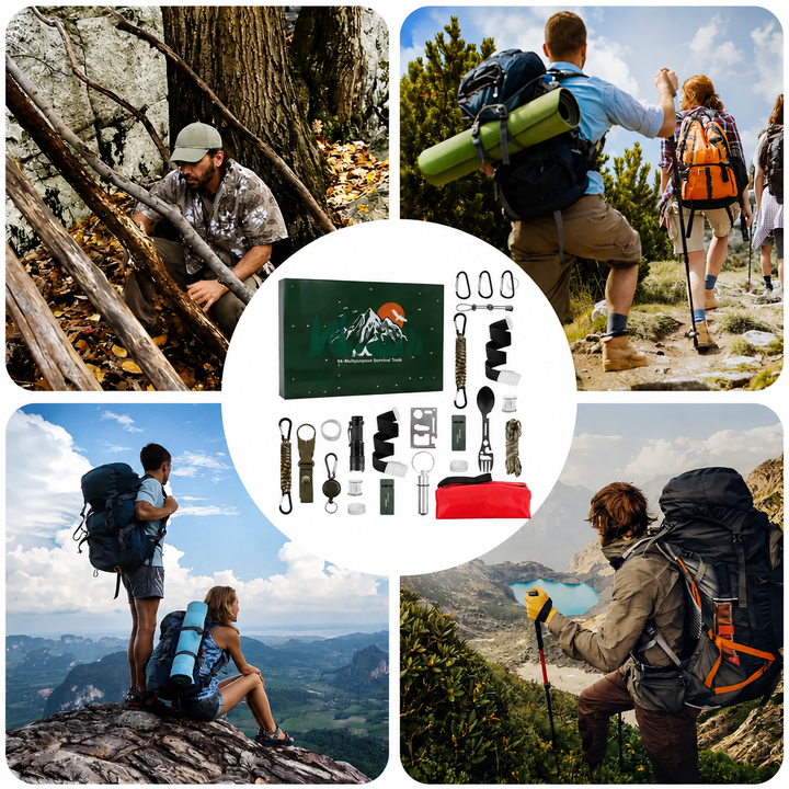2026 Survival Advent Calendar with 24 Outdoor Gear Pieces 8
