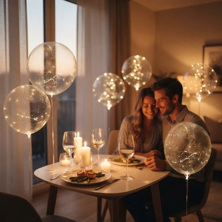 LED Balloon Set (10 Pack) – Warm Light, No Outlet Needed, Any Occasion 3