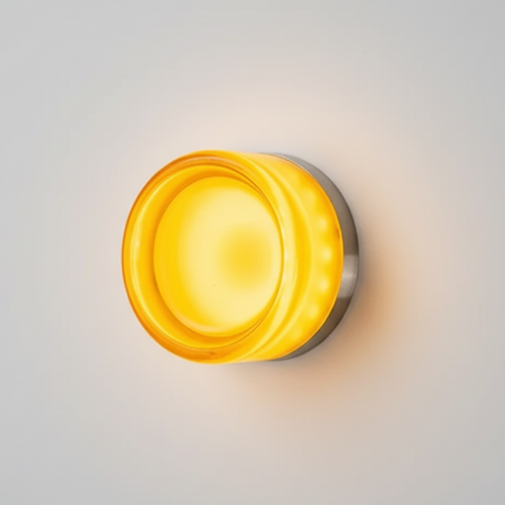 Nordic Circular Wall Lamp - Modern LED Sconce for Bedroom and Hallway 30