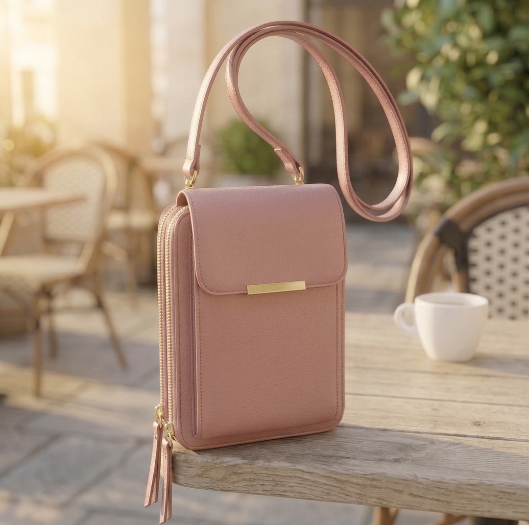 Women's Crossbody Phone Wallet Bag with Touchscreen Window 2