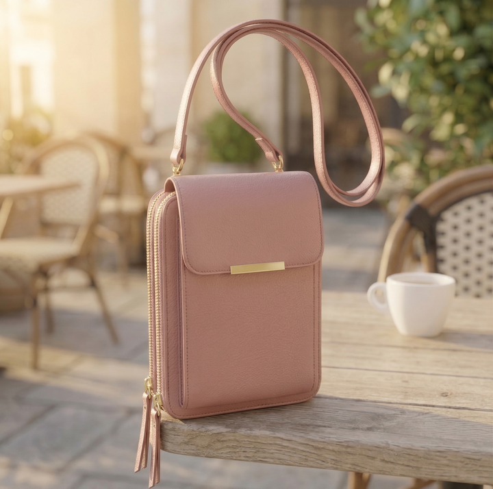 Women's Crossbody Phone Wallet Bag with Touchscreen Window 2