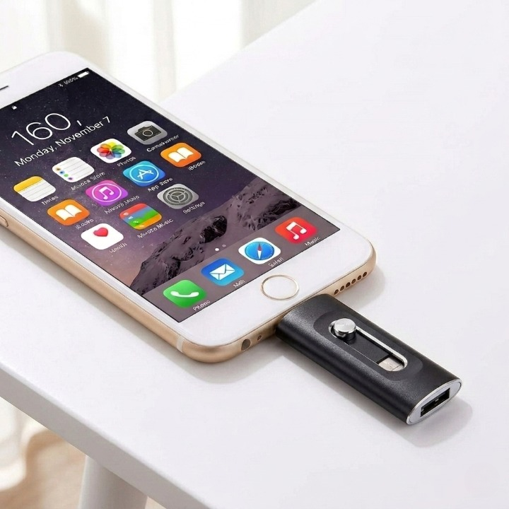 3-in-1 USB Flash Drive – Extra Storage for iPhone, Android & PC 10