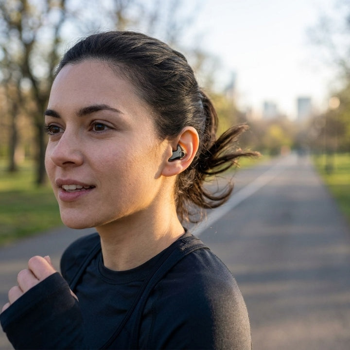 Ultra-Slim Bluetooth In-Ear Earbuds for Side Sleepers, IPX5, 24 Hr Battery 4