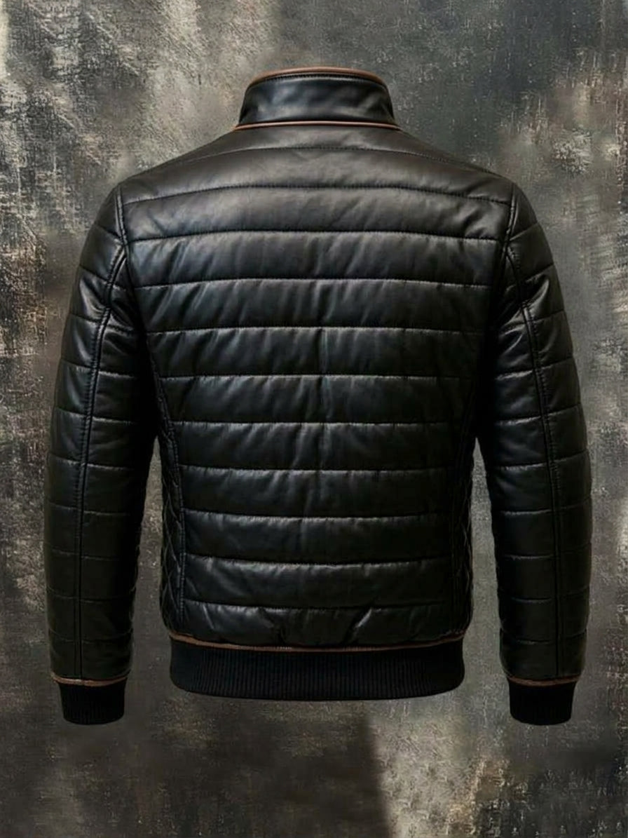 Elegant Jacket with Soft Fleece Lining and High Collar 4