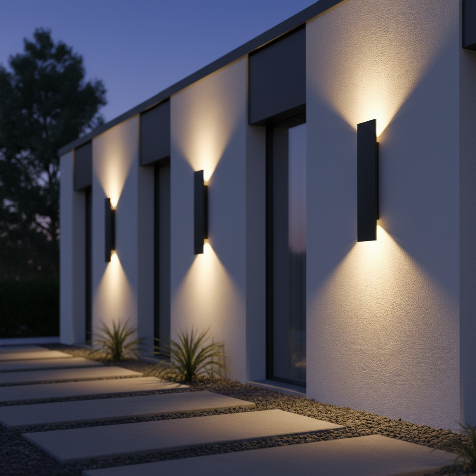 IP65 Waterproof Aluminum Outdoor Wall Light – Modern LED Wall Sconce 4
