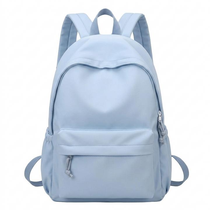 Women's Lightweight Nylon School Backpack in Pastel Colors 6