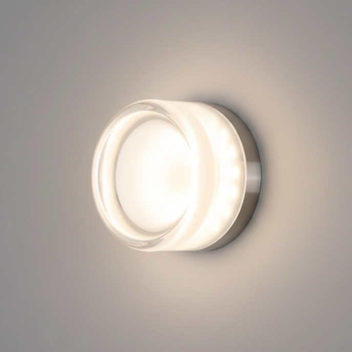 Nordic Circular Wall Lamp - Modern LED Sconce for Bedroom and Hallway 27