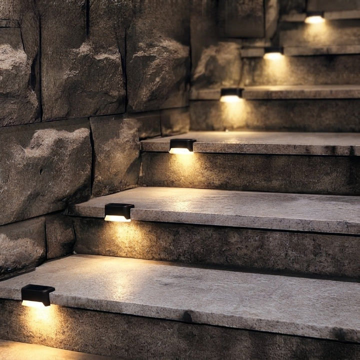Solar Step Lights Set of 8 – Self-Charging, Auto On/Off 6