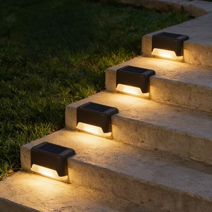 Solar Step Lights Set of 8 – Self-Charging, Auto On/Off 3