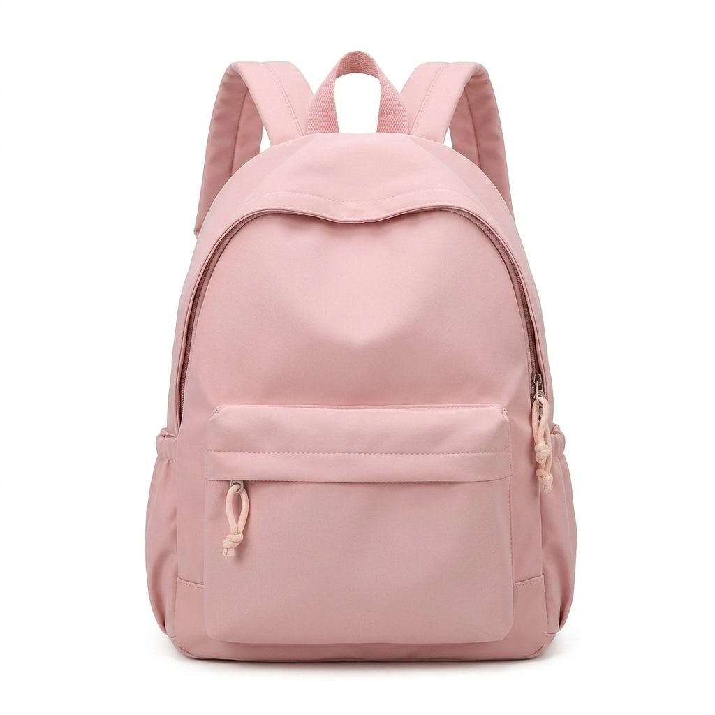 Women's Lightweight Nylon School Backpack in Pastel Colors 7