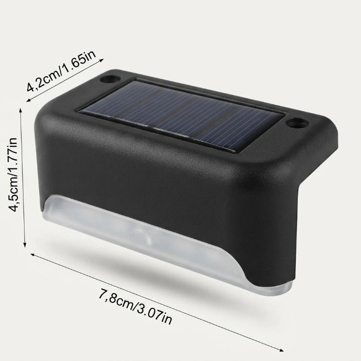Solar Step Lights Set of 8 – Self-Charging, Auto On/Off 8